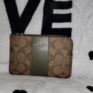 COACH Leather Wristlet